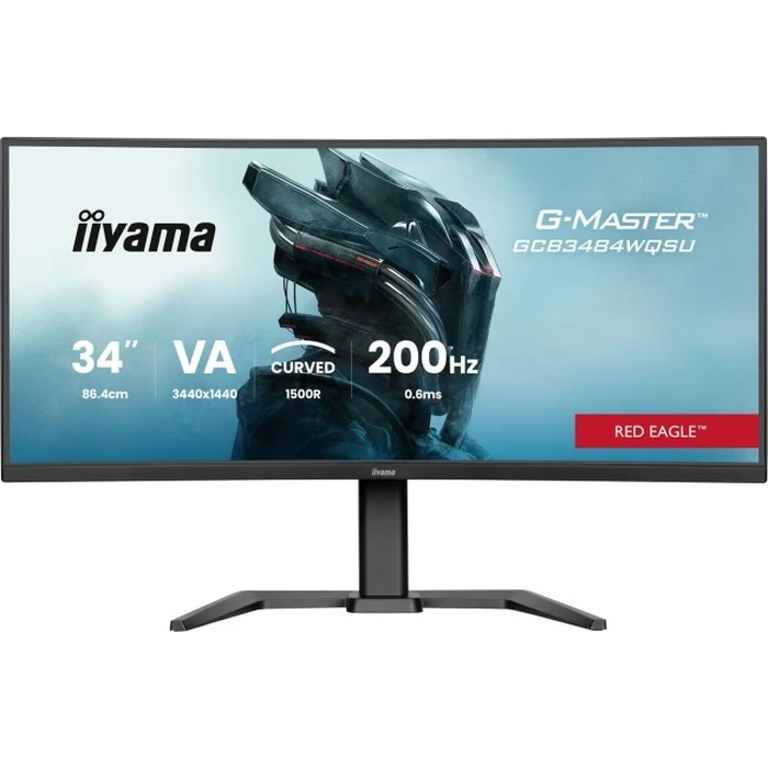 iiyama G-Master GCB3484WQSU-B2 Red Eagle — Οθόνη 34" UWQHD 200Hz (Gaming)