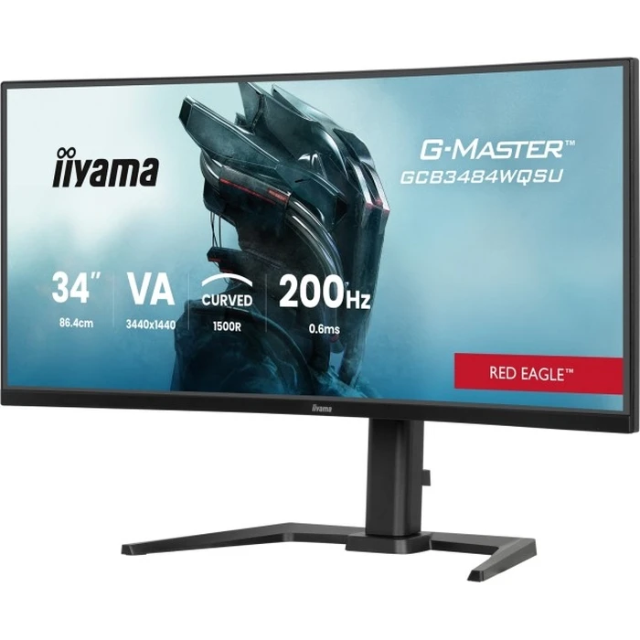 iiyama G-Master GCB3484WQSU-B2 Red Eagle — Οθόνη 34" UWQHD 200Hz (Gaming)