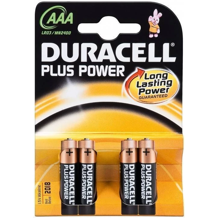Αλκαλικές Μπαταρίες Duracell Plus Power LR03 AAA (4τμχ)