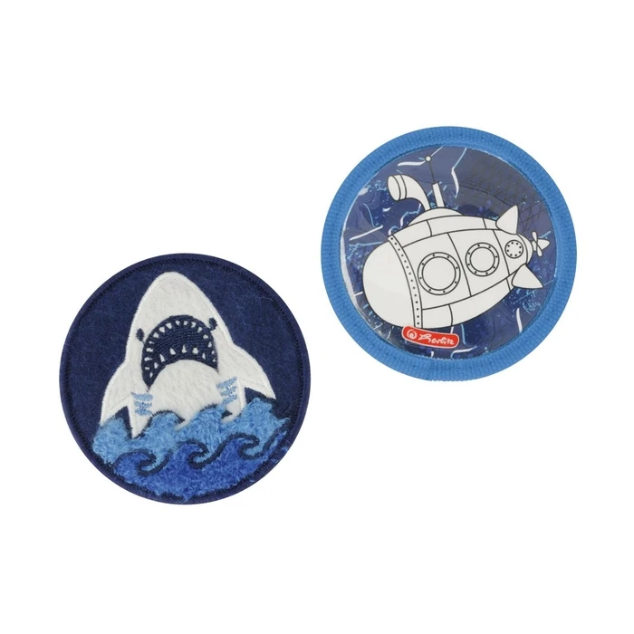 Herlitz Ultralight Plus Σχολική Τσάντα Πλάτης Μπλε Shark 15 lt