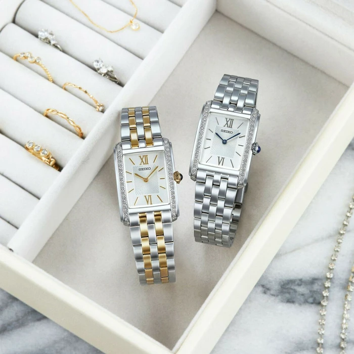 Ρολόι Seiko SWR091P1 Ασημί