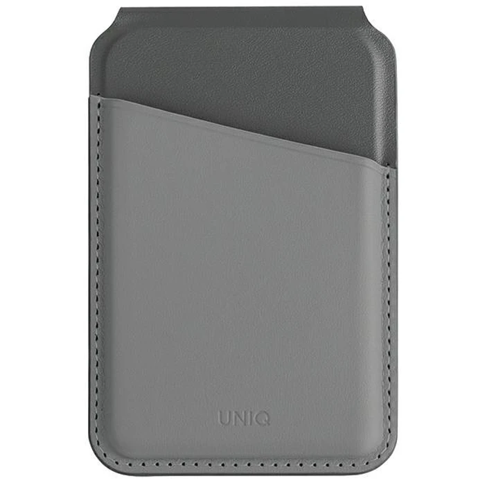 UNIQ Lyden DS RFID magnetic wallet with stand function charcoal grey-black