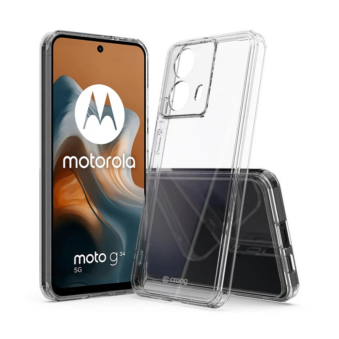 Crong Crystal Shield Cover Motorola Moto G34 clear