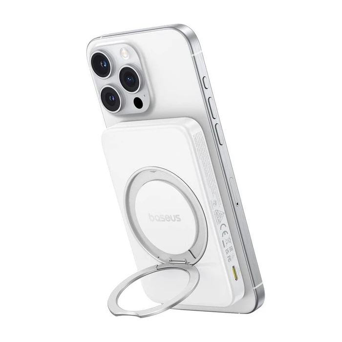Baseus PicoGo MagSafe Power Bank 5000mAh 20W με Θύρα USB-C Λευκό