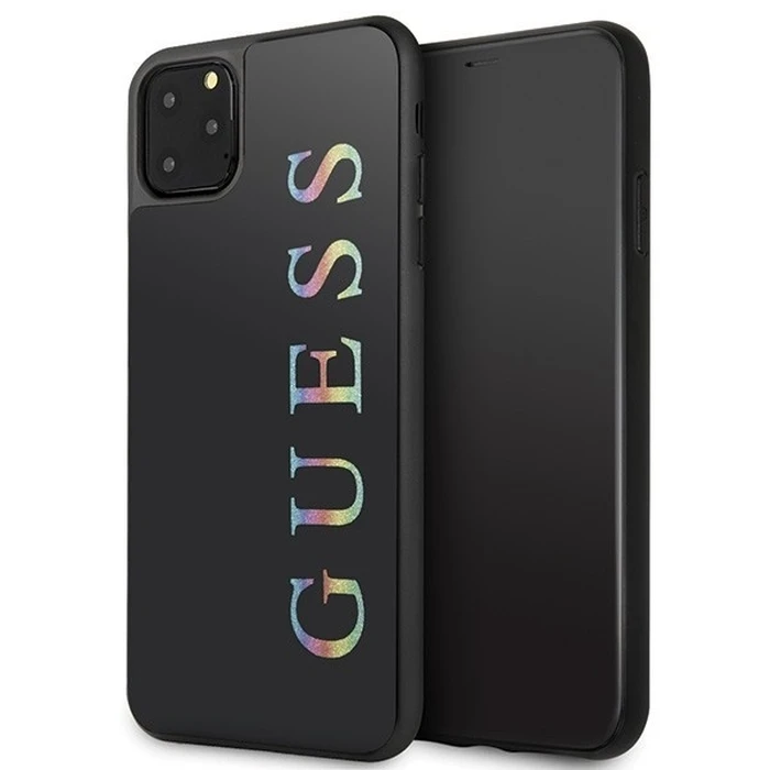 Guess GUHCN65LGMLBK iPhone 11 Pro Max /black hard case Glitter Logo