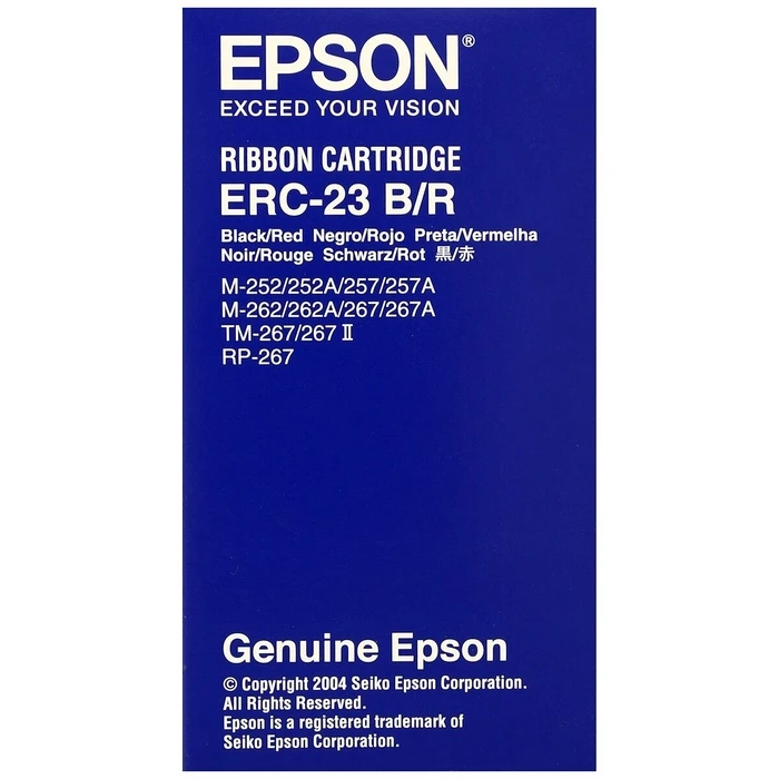 Μελανοταινία Epson M-250/250A/255 Κόκκινο Μαύρο/Κόκκινο