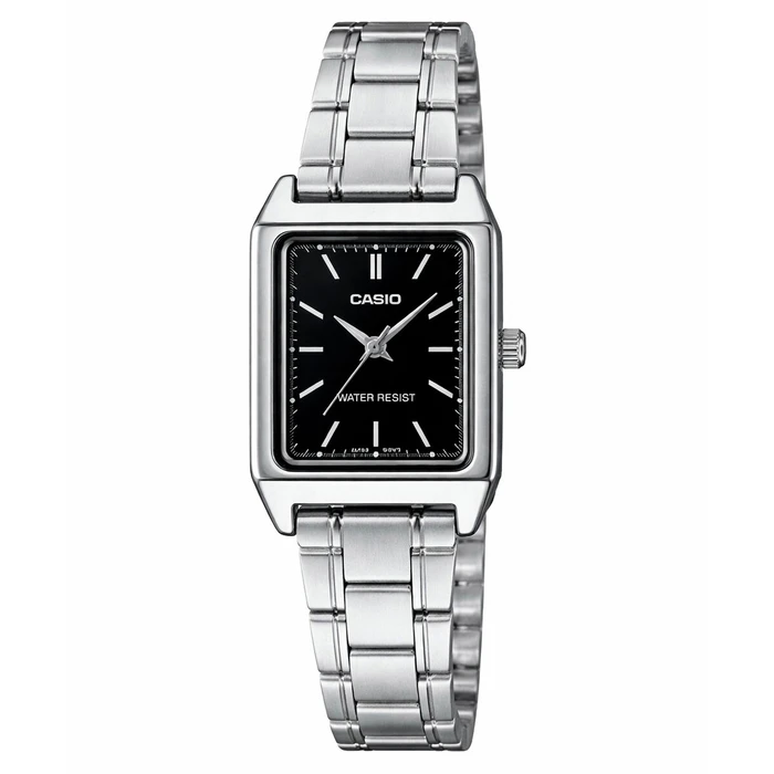 Casio Γυναικείο Ρολόι LADY SQUARE METAL ALLOY 31 mm