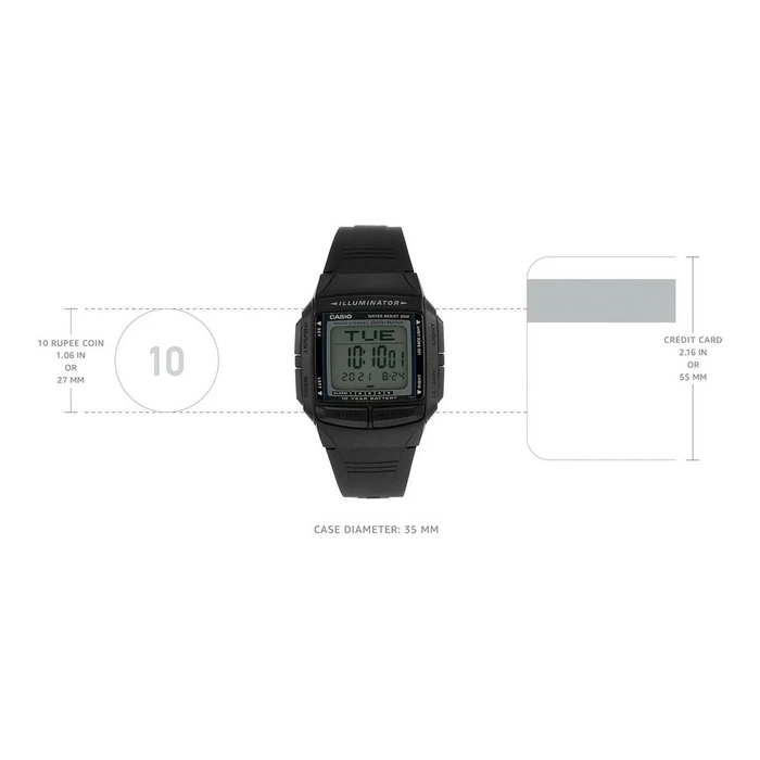 Ανδρικό Ρολόι Casio DB-36-1AV (? 37 mm)