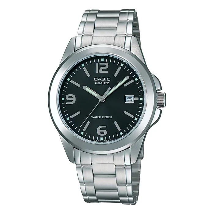 Casio Ανδρικά Ρολόγια MTP-1215A-1A Ασημί