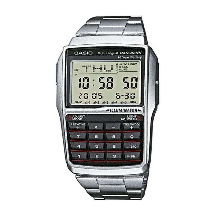 Ρολόι Ανδρικό Casio DATABANK CALCULATOR STEEL