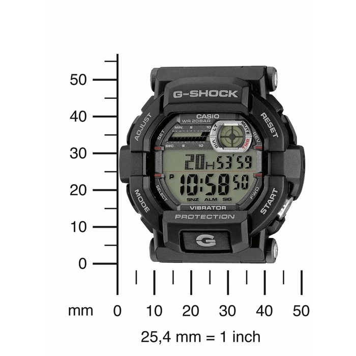 Ανδρικό Ρολόι Casio G-Shock GD-350-1ER Μαύρο