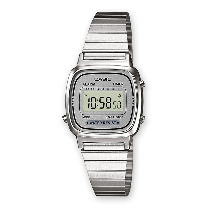 Ανδρικό Ρολόι Casio LA670WEA-7EF Γκρι Ασημί (? 25 mm)