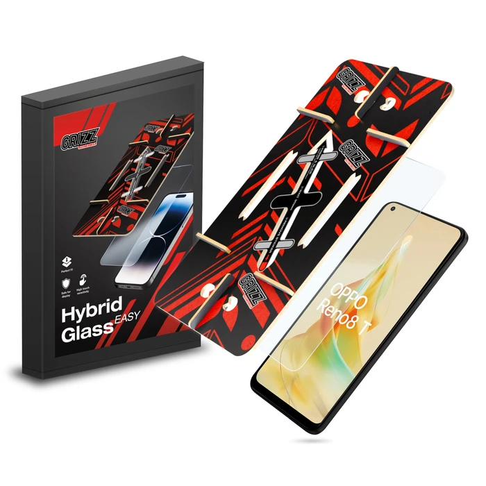 GrizzGlass HybridGlass Easy Oppo Reno 8T