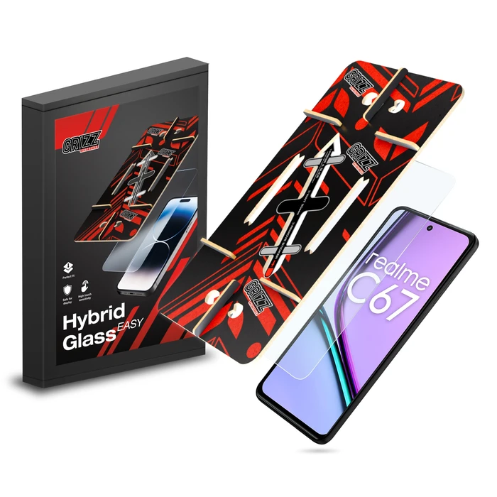 GrizzGlass HybridGlass Easy Realme C67