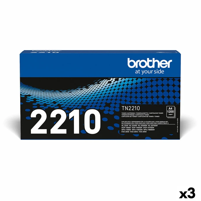 Toner Brother HL-2240D/2250DN/2270DW/FAX 2840 Μαύρο (3 Μονάδες)
