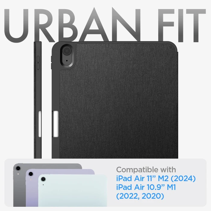 Spigen Urban Fit Apple iPad Air 10.9 2020/2022 (4, 5 gen) / iPad Air 11 2024 (6 gen) black