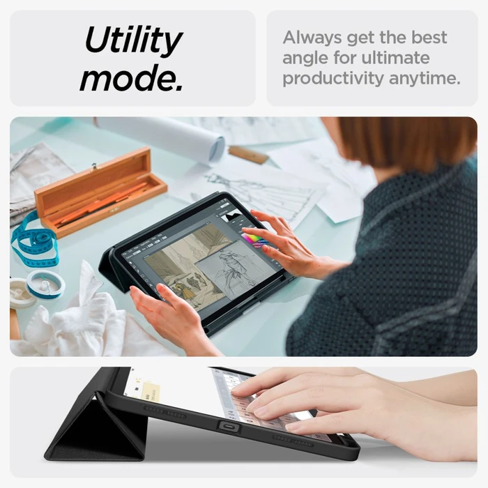 Spigen Urban Fit Apple iPad Air 10.9 2020/2022 (4, 5 gen) / iPad Air 11 2024 (6 gen) black