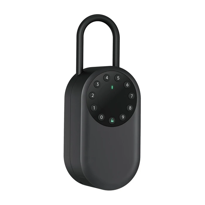 Lockin Ατσάλινο Λουκέτο Πέταλο με Κλειδί Μαύρο 4-49855