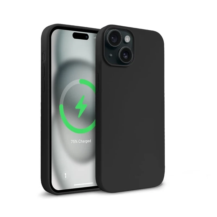 Crong Color Cover Magnetic Apple iPhone 15 Plus MagSafe black