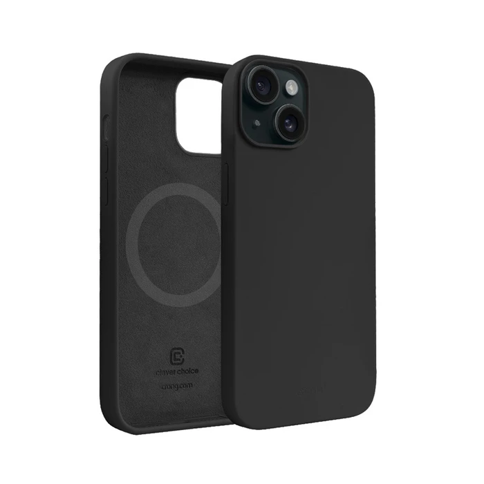 Crong Color Cover Magnetic Apple iPhone 15 Plus MagSafe black