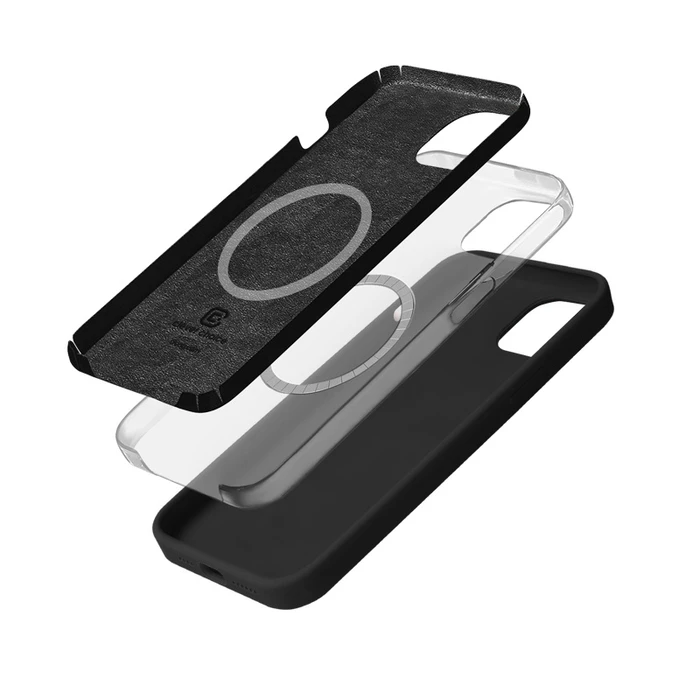 Crong Color Cover Magnetic Apple iPhone 15 Plus MagSafe black