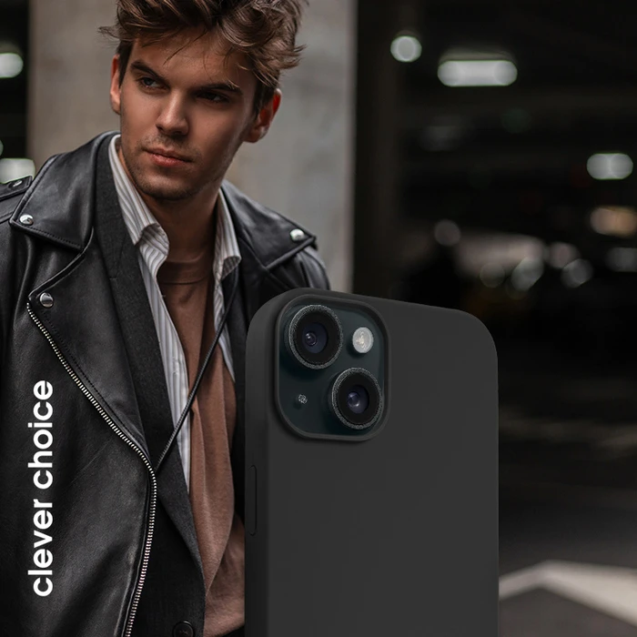 Crong Color Cover Magnetic Apple iPhone 15 Plus MagSafe black