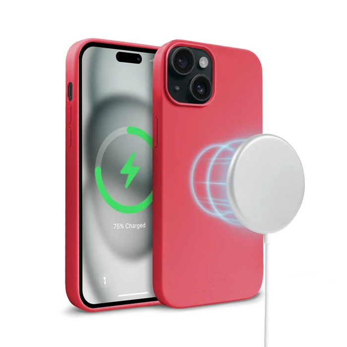 Crong Color Cover Magnetic Apple iPhone 15 Plus MagSafe pink