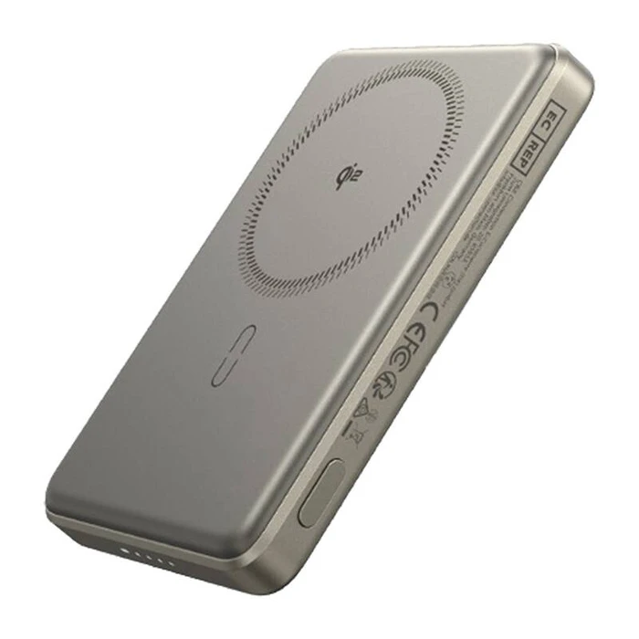 Power Bank ESR Qi2 MagSlim 5000 mAh μαγνητικό (άμμος)