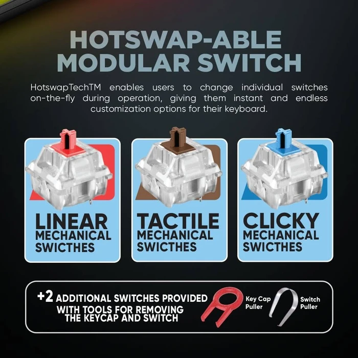 Gaming Πληκτρολόγιο Ενσύρματο Armaggeddon Mechanical MKA-2C NEO Black TACTILE BROWN SWITCH