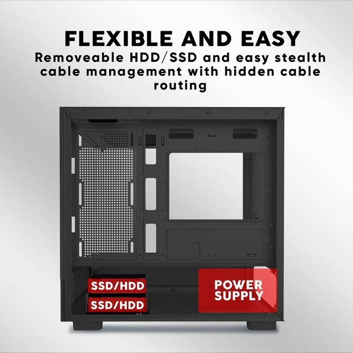 Κουτί Η/Υ Armaggeddon Rgb M-Atx Dual Chamber Gaming Aquaron Duplex Pro White