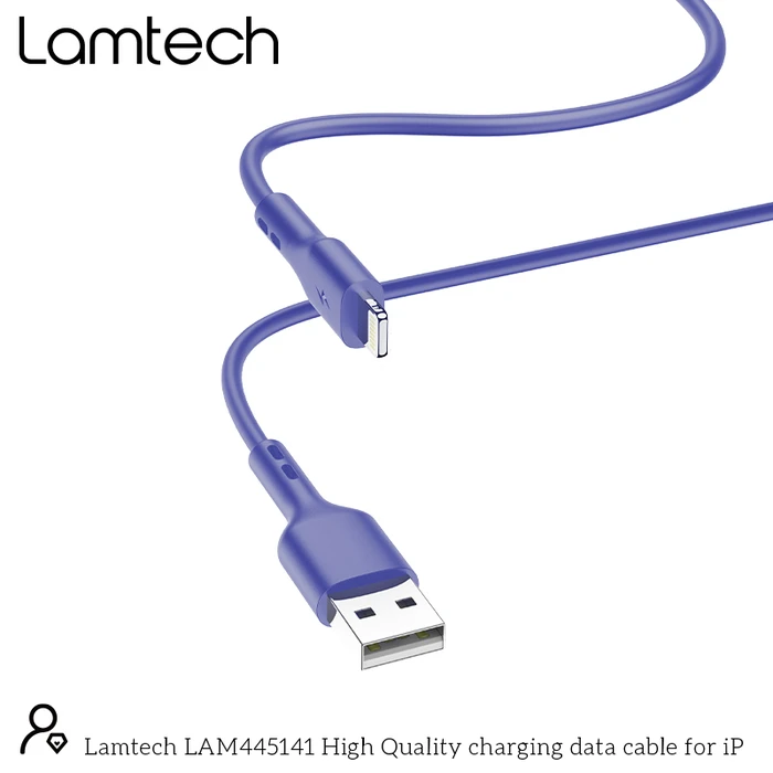 Καλώδιο Lightning Lamtech Lightning 1m BLUE