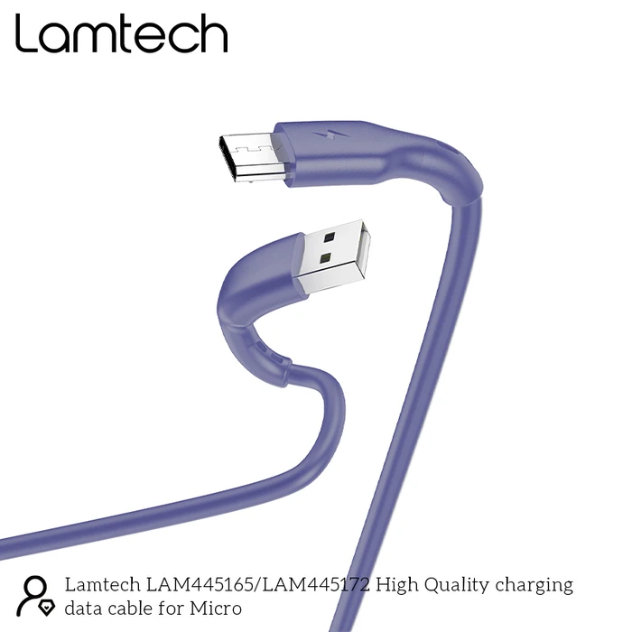 Καλώδιo USB Lamtech Data Micro 1m BLUE