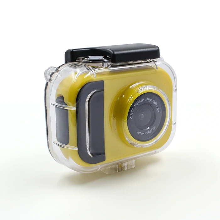 Action Camera Lamtech 2in1 Waterproof DIGITAL YELLOW