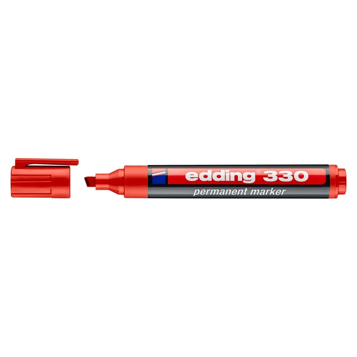 Μαρκαδόρος Edding Ανεξίτηλος 330, 1-5Mm, Επαναγεμιζόμενος, Κόκκινος