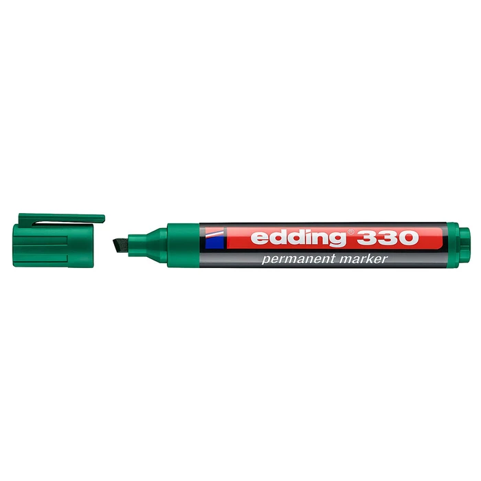 EDDING Ανεξίτηλος Μαρκαδόρος 330 Πράσινος 1-5mm Επαναγεμιζόμενος