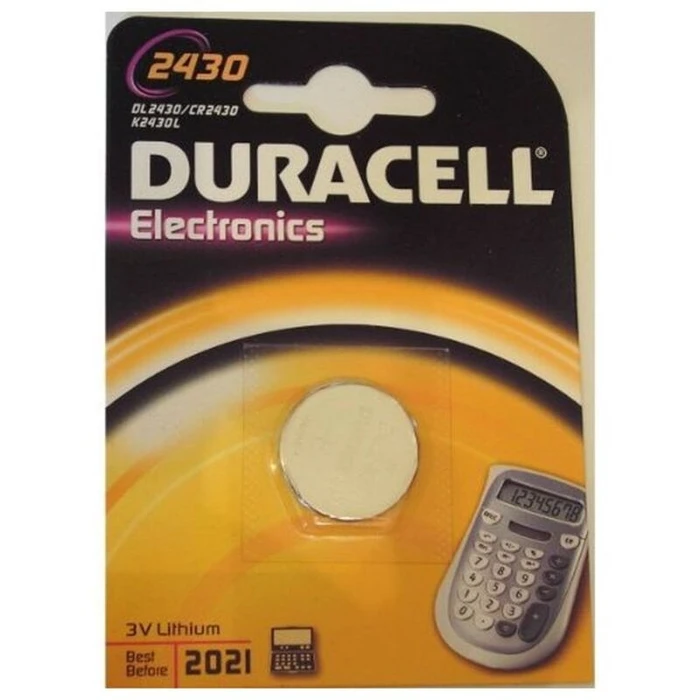 Μπαταρία Κουμπί Λιθίου DURACELL DL2430 CR2430