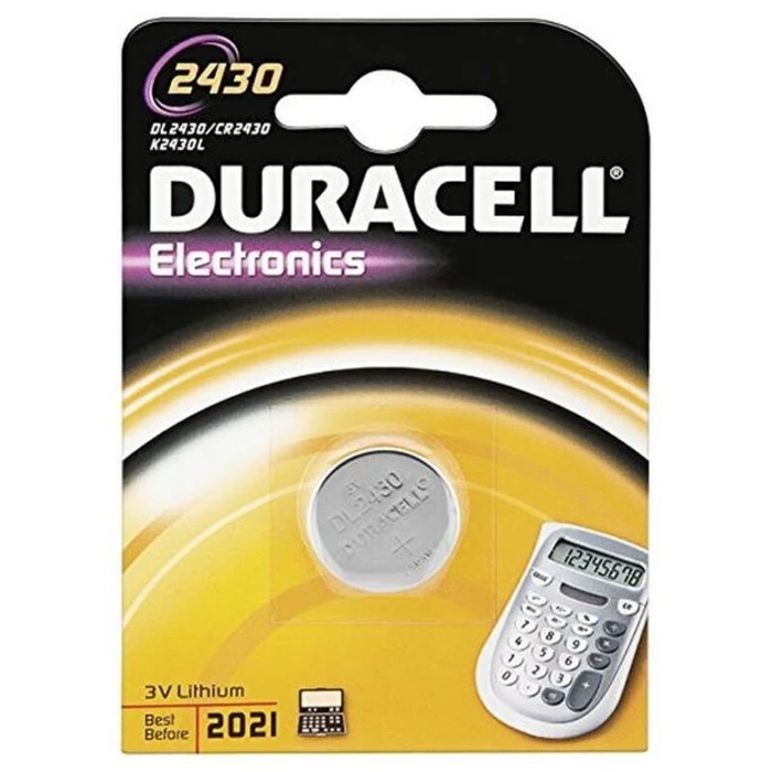 Μπαταρία Κουμπί Λιθίου DURACELL DL2430 CR2430
