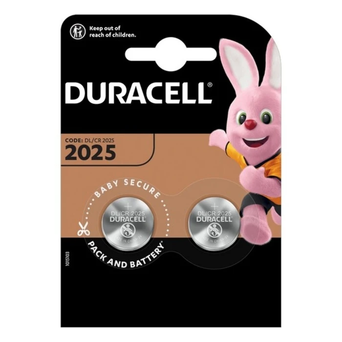 Λιθίου CR2025 DURACELL 3 V (2 uds)