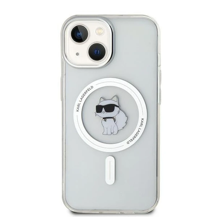 Karl Lagerfeld KLHMP12MHFCCNOT Apple iPhone 12 / 12 Pro hardcase IML Choupette MagSafe transparent