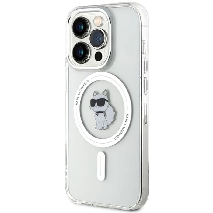 Karl Lagerfeld KLHMP14LHFCCNOT Apple iPhone 14 Pro hardcase IML Choupette MagSafe transparent