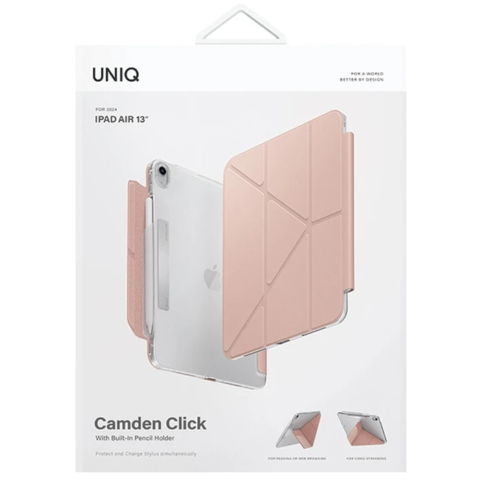 UNIQ Camden Click Apple iPad Air 13" 2024 (6 gen) blush pink