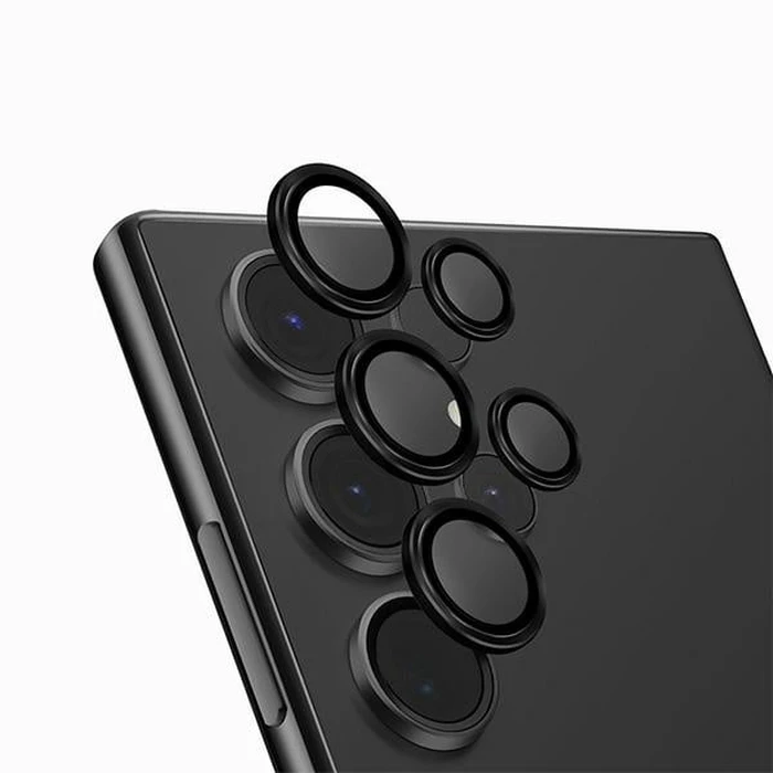 UNIQ Optix Aluminium Camera Lens Protector Samsung Galaxy S24 Ultra midnight black