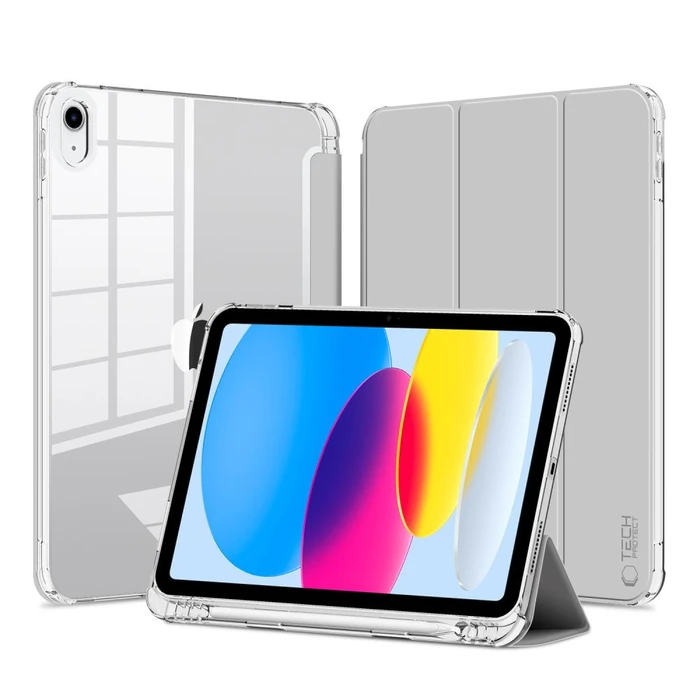 Tech-Protect SmartCase Pen Hybrid Apple iPad 10.9" 2022 / 11" 2025 Grey