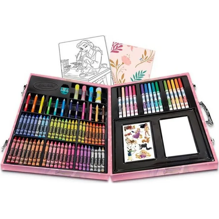 Crayola Σετ Τέχνης Πριγκίπισσες Disney σε Βαλιτσάκι 115 τεμ.