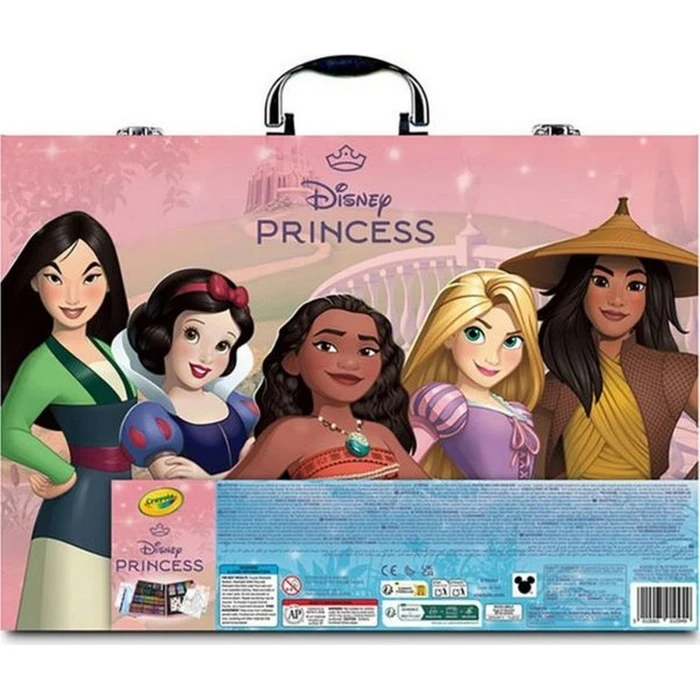 Crayola Σετ Τέχνης Πριγκίπισσες Disney σε Βαλιτσάκι 115 τεμ.
