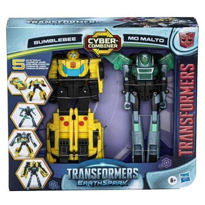 Φιγούρα Δράσης Hasbro Cyber-Combiner Bumblebee et Mo Malto