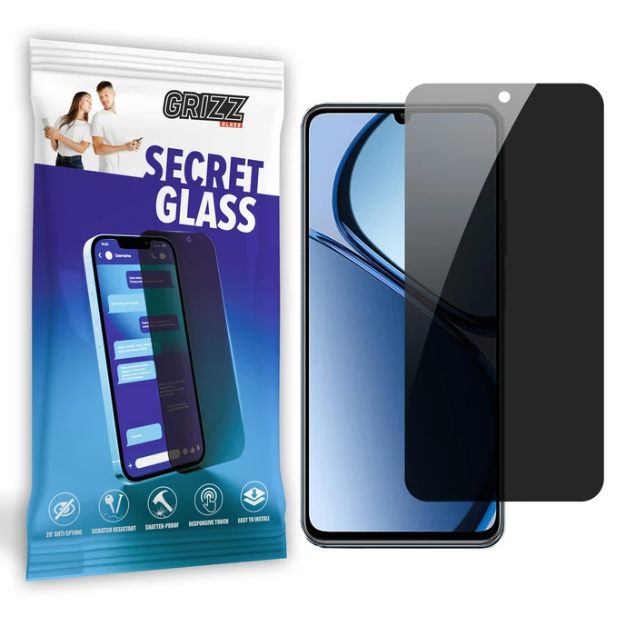 GrizzGlass Matte SecretGlass Realme C63