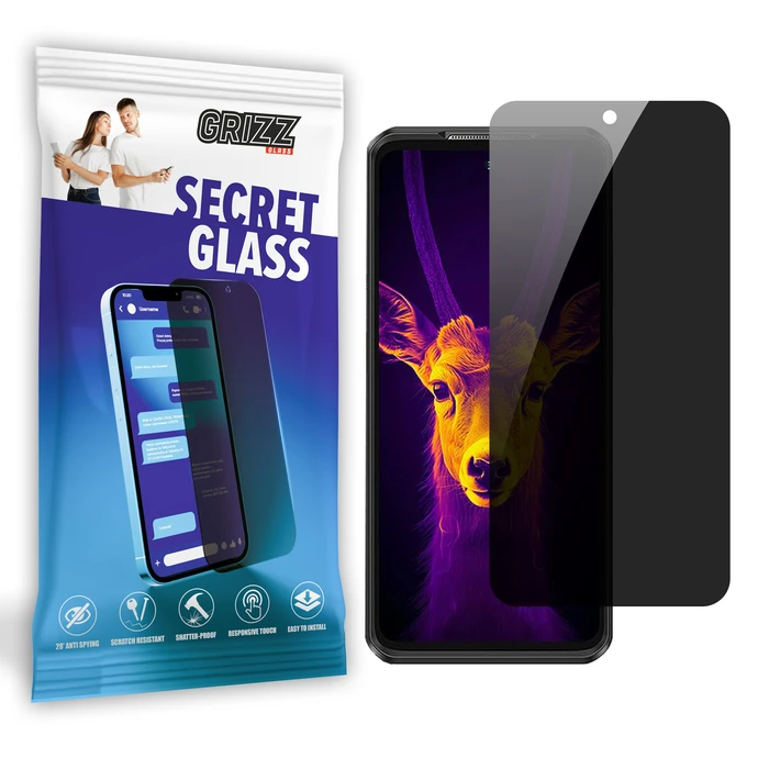 GrizzGlass Matte SecretGlass Ulefone Armor 25T Pro