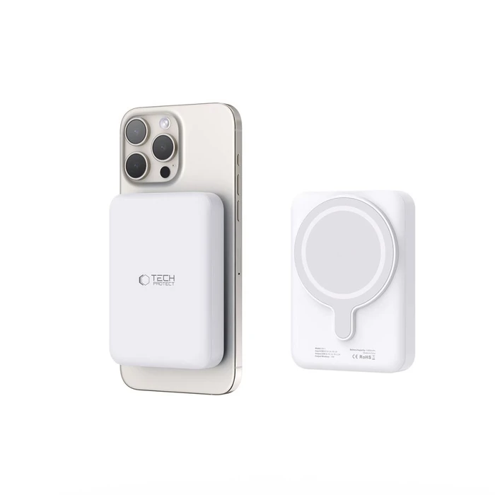 Tech-Protect PB11 Lifemag MagSafe powerbank 10000mAh White