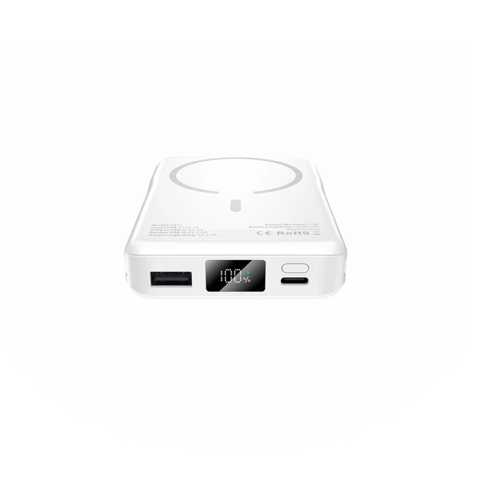 Tech-Protect PB31 Lifemag MagSafe powerbank 10000mAh White